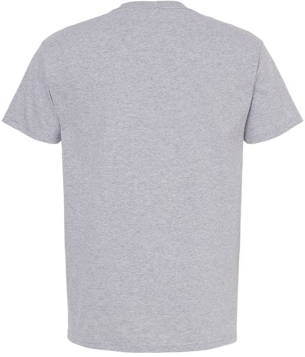 Am image of a Custom M&O Ring Spun T Shirt in Sport Grey!