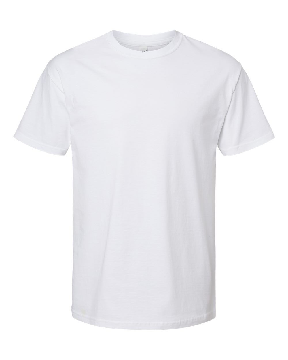 M&O Ring Spun T Shirt in White