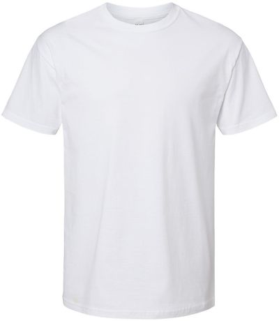 Am image of a Custom M&O Ring Spun T Shirt in White!