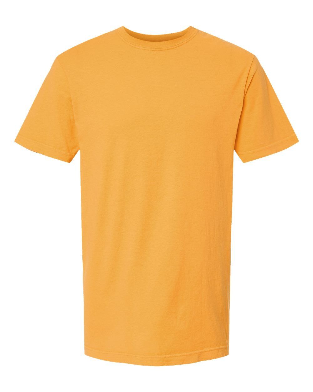 M&O Unisex Vintage Garment Dyed T Shirt in Citrus