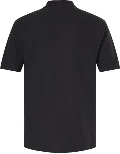 Am image of a Custom M&O Ring Spun Pique Sport Shirt in Black!
