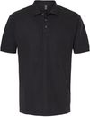 Am image of a Custom M&O Ring Spun Pique Sport Shirt in Black!