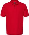 Am image of a Custom M&O Ring Spun Pique Sport Shirt in Bright Red!