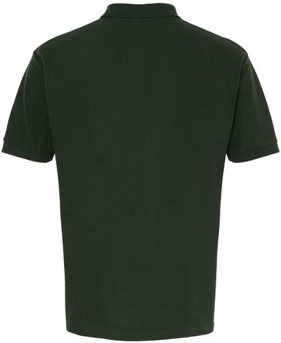 Am image of a Custom M&O Ring Spun Pique Sport Shirt in New Forest Green!