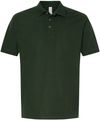 Am image of a Custom M&O Ring Spun Pique Sport Shirt in New Forest Green!