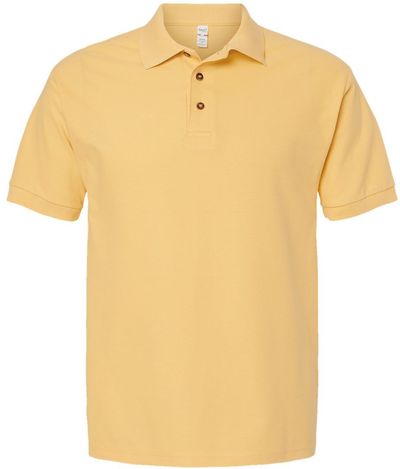 Am image of a Custom M&O Ring Spun Pique Sport Shirt in Pale Yellow!