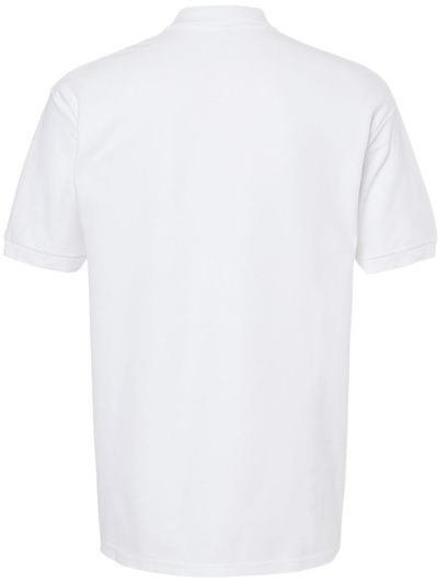 Am image of a Custom M&O Ring Spun Pique Sport Shirt in White!