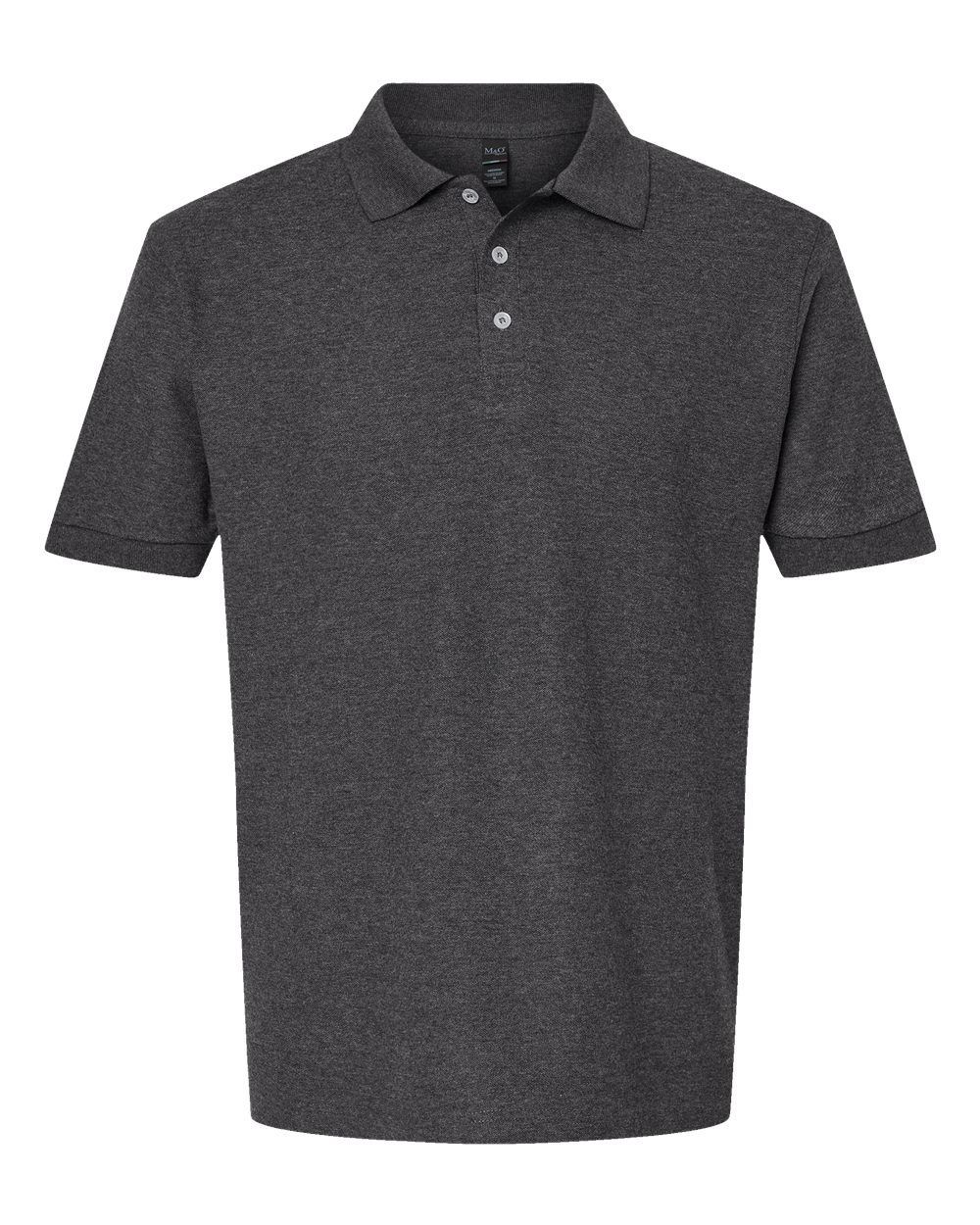 M&O Soft Touch Sport Shirt in Dark Heather
