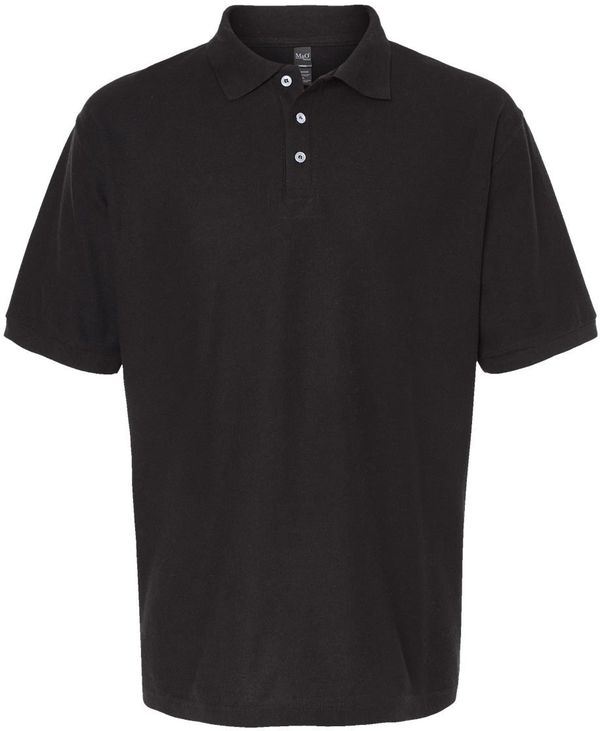 Am image of a Custom M&O Soft Touch Sport Shirt in Fine Black!