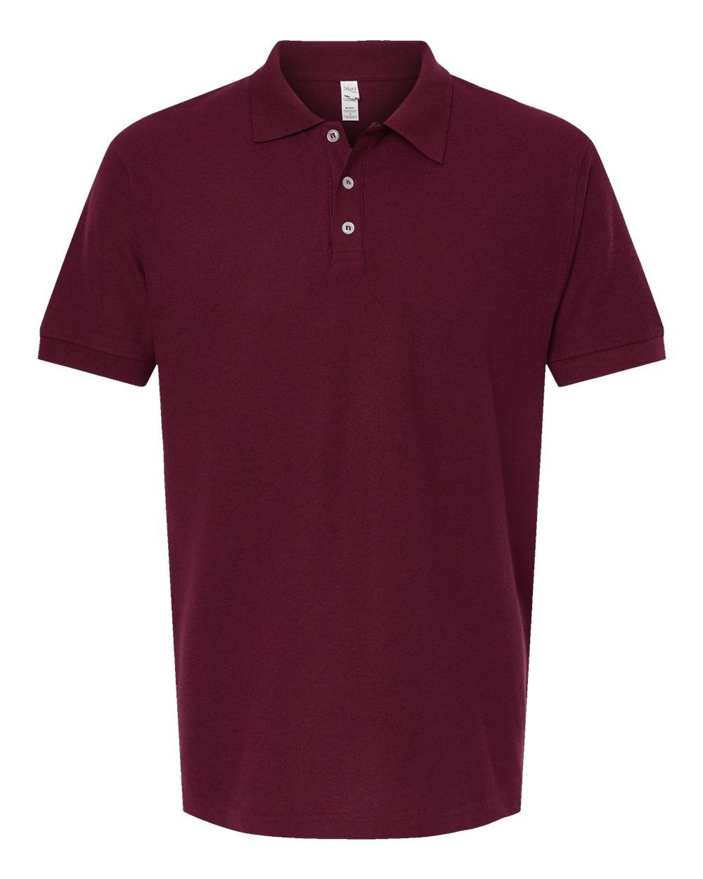 M&O Soft Touch Sport Shirt in Maroon
