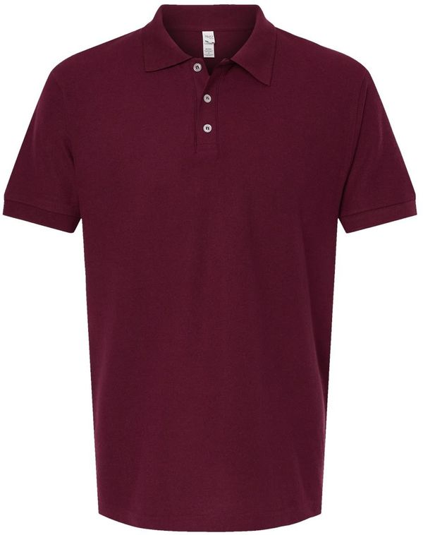 Am image of a Custom M&O Soft Touch Sport Shirt in Maroon!