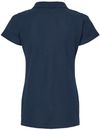 Am image of a Custom M and O Womens Soft Touch Sport Shirt in Bright Navy!