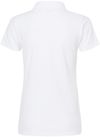 Am image of a Custom M and O Womens Soft Touch Sport Shirt in Fine White!