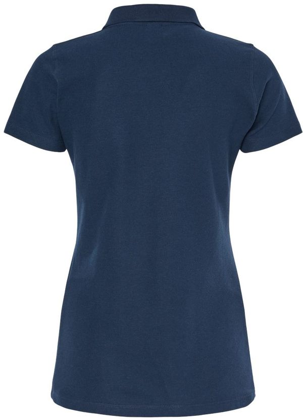 An image of a Custom M and O Womens Ringspun Sport Shirt in Bright Navy!