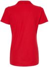 Am image of a Custom M and O Womens Ringspun Sport Shirt in Bright Red!