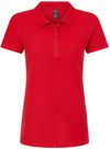Am image of a Custom M and O Womens Ringspun Sport Shirt in Bright Red!