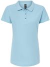 Am image of a Custom M and O Womens Ringspun Sport Shirt in Light Blue!