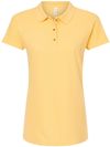 Am image of a Custom M and O Womens Ringspun Sport Shirt in Pale Yellow!