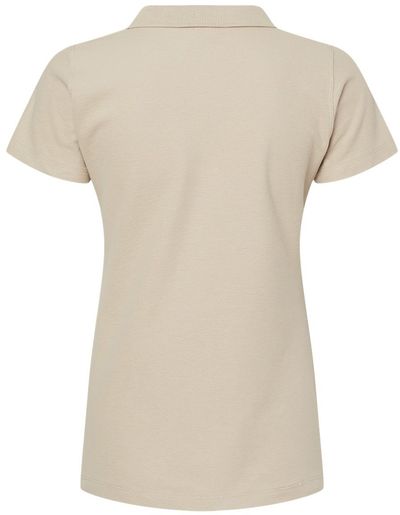 Am image of a Custom M and O Womens Ringspun Sport Shirt in Sand!