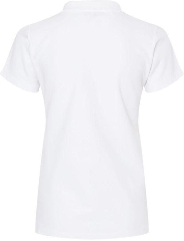 Am image of a Custom M and O Womens Ringspun Sport Shirt in White!
