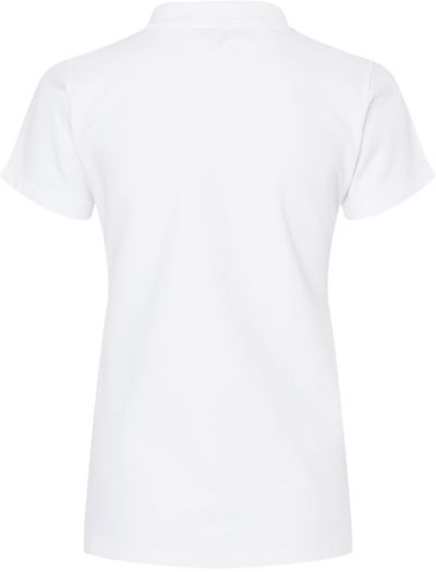 Am image of a Custom M and O Womens Ringspun Sport Shirt in White!