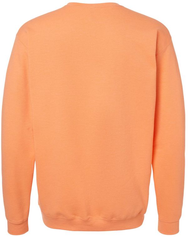An image of a Custom M&O Adult Unisex Crewneck Fleece in Cantaloupe!