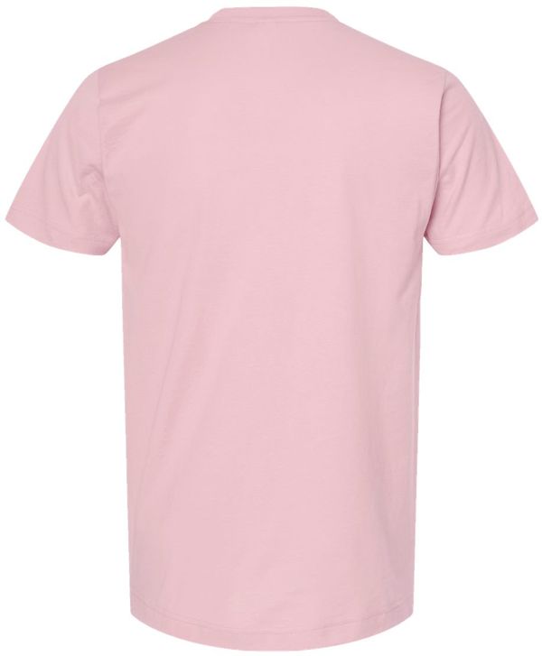 Am image of a Custom M&O Fine Jersey Tee in Pink!