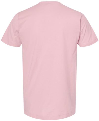 Am image of a Custom M&O Fine Jersey Tee in Pink!