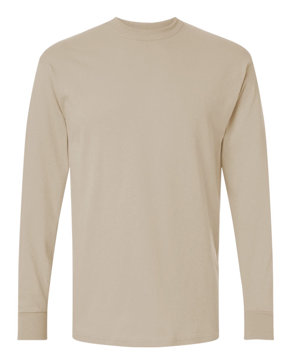 M&O Gold Soft Touch Long Sleeve T Shirt in Sand