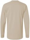 An image of a Custom M&O Gold Soft Touch Long Sleeve T Shirt in Sand!