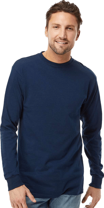 An image of a Custom M&O Gold Soft Touch Long Sleeve T Shirt!