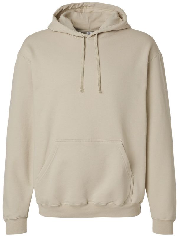 Am image of a Custom M&O Unisex Pullover Hoodie in Sand!