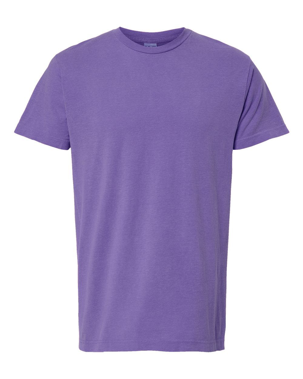 M&O Unisex Vintage Garment Dyed T Shirt in Violet