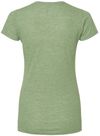 An image of a Custom M&O Womens Deluxe Blend T Shirt in Heather Green!