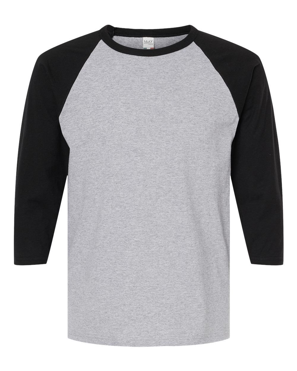 M O Raglan Three Quarter Sleeve Baseball T Shirt