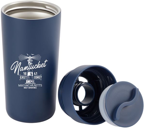 An image of a Custom Maddie 16 oz Recycled Vacuum Tumbler with 360 Lid!
