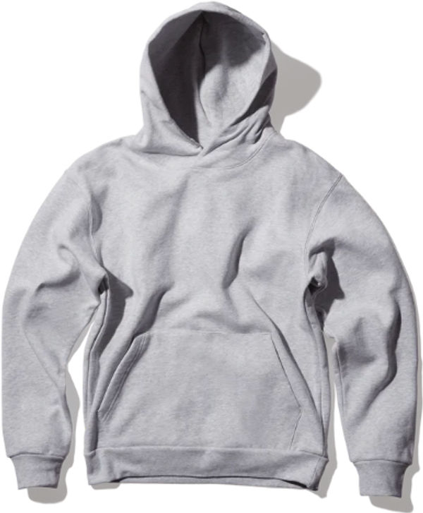 An image of a Custom Made Blanks Recess Hoodie in Ash Grey!