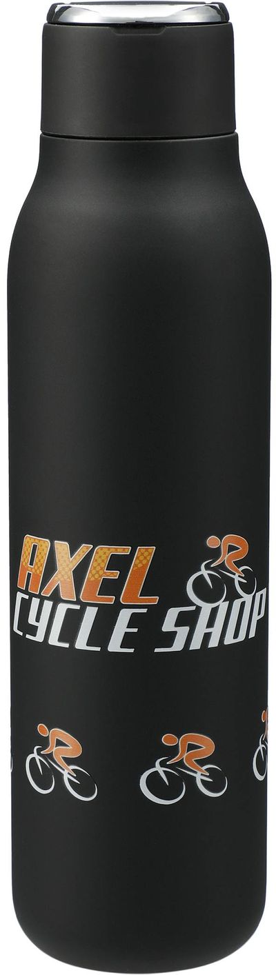 An image of a Custom Marka Copper Vac Bottle w Metal Loop 20oz!
