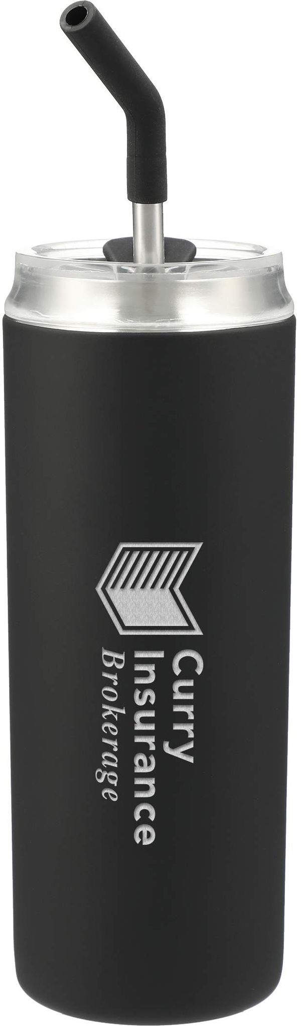An image of a Custom Marka Copper Vac Tumbler w SS straw 20oz!