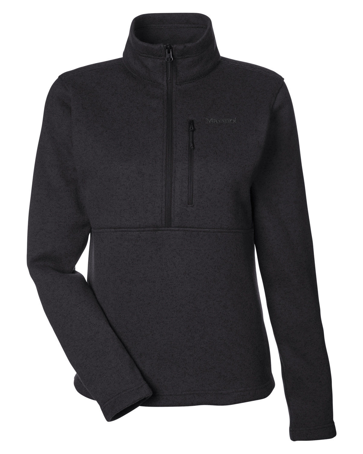 Marmot Ladies Dropline Half Zip Jacket in Black