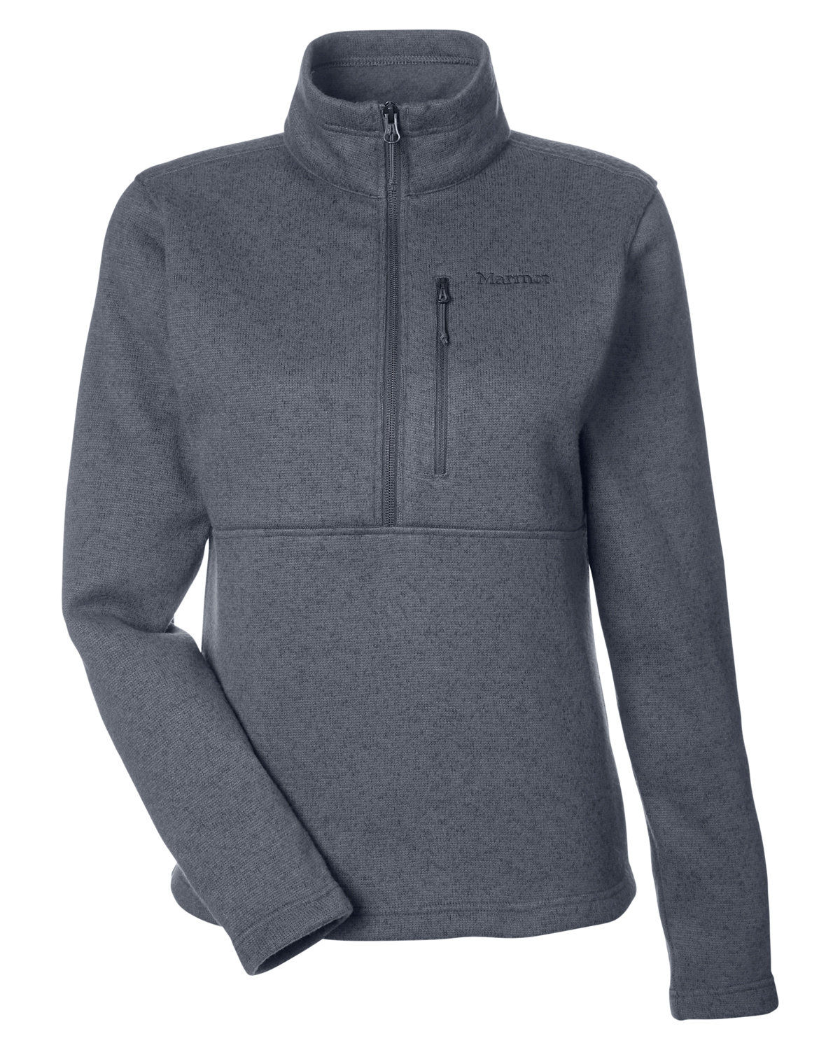 Marmot Ladies Dropline Half Zip Jacket in Steel Onyx
