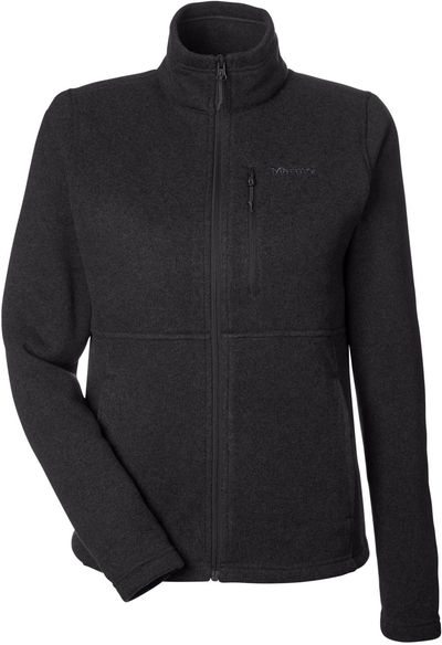 Am image of a Custom Marmot Ladies Dropline Jacket in Black!