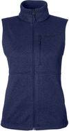 Am image of a Custom Marmot Ladies Dropline Vest in Arctic Navy!