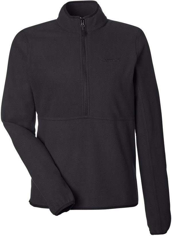 Am image of a Custom Marmot Ladies Rocklin Half Zip Jacket in Black!