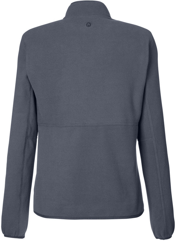 Am image of a Custom Marmot Ladies Rocklin Half Zip Jacket in Steel Onyx!