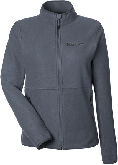 Am image of a Custom Marmot Ladies Rocklin Jacket in Steel Onyx!