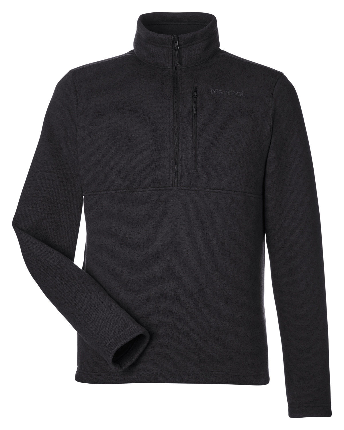 Marmot Mens Dropline Half Zip Jacket in Black