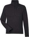 Am image of a Custom Marmot Mens Dropline Half Zip Jacket in Black!