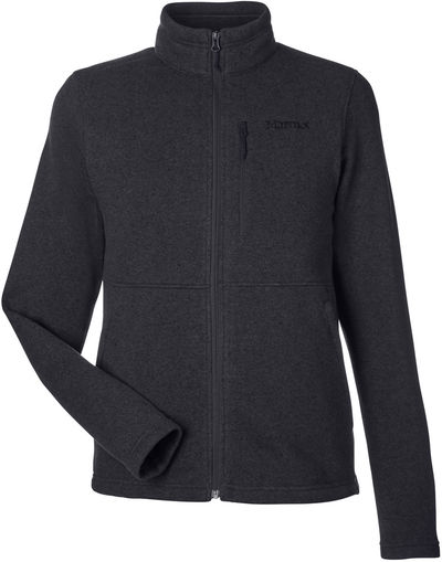 Am image of a Custom Marmot Mens Dropline Jacket in Black!