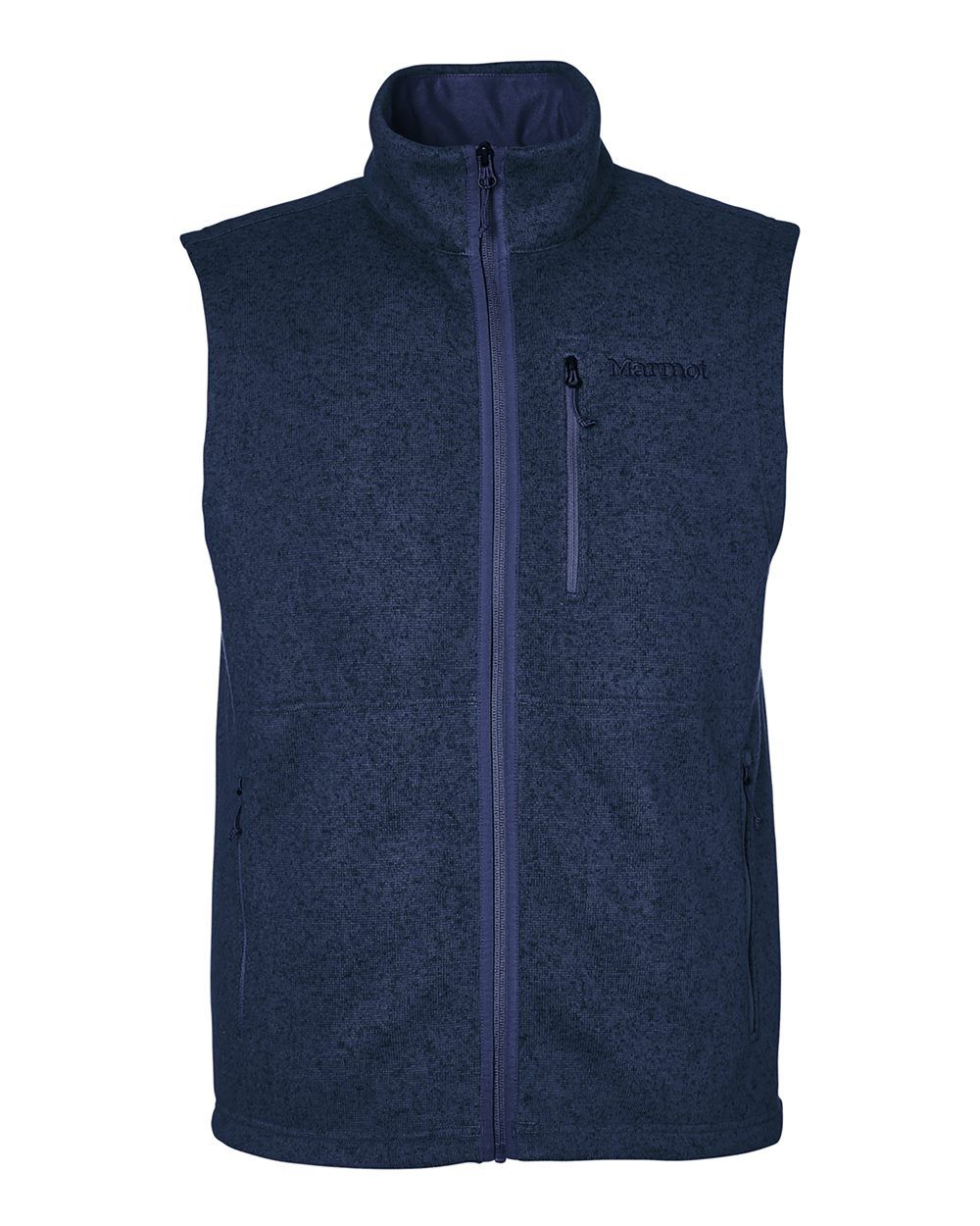 Marmot Mens Drop Line Vest in Arctic Navy Heather